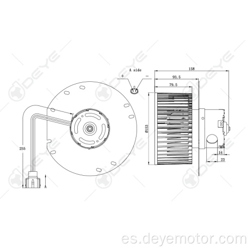 BA Motor de ventilador de coche universal para FORD E250